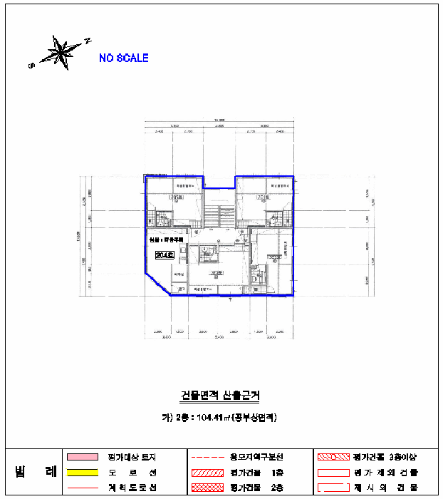 지적 및 건물개황도
