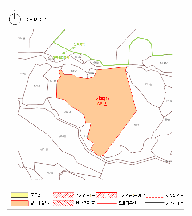 지적 및 건물개황도