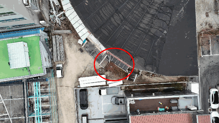 제시외 물건 ㉡ 수직 항공사진