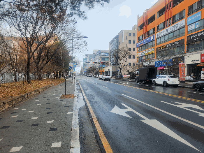 주변환경(북측 도로)