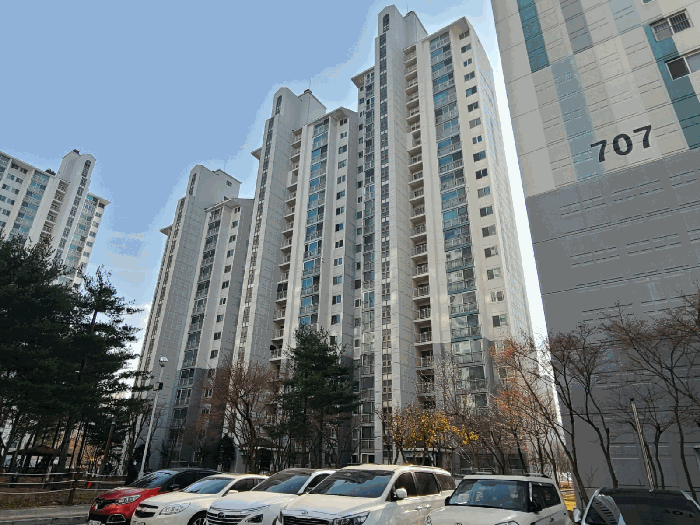 구봉마을7단지 706동 전경