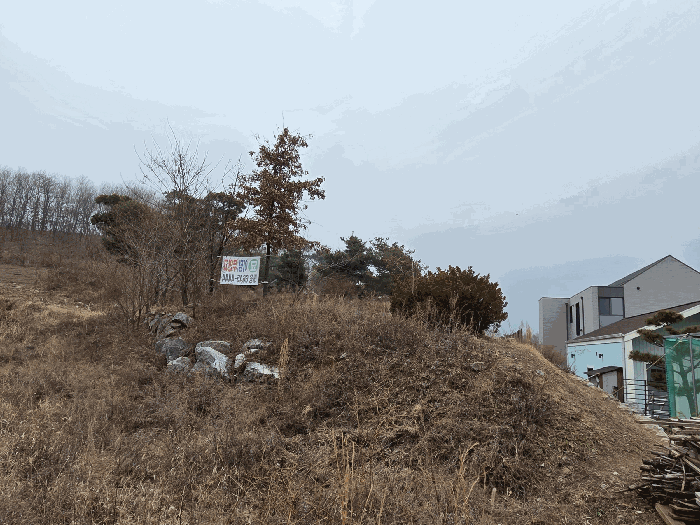 석축 등 (남서측에서 촬영)