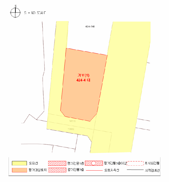 지적 및 건물개황도
