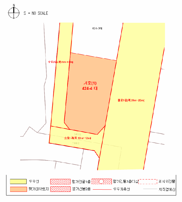 지적 및 건물개황도