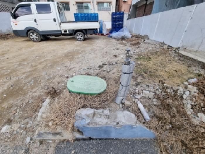 수도계량기함 및 수도시설