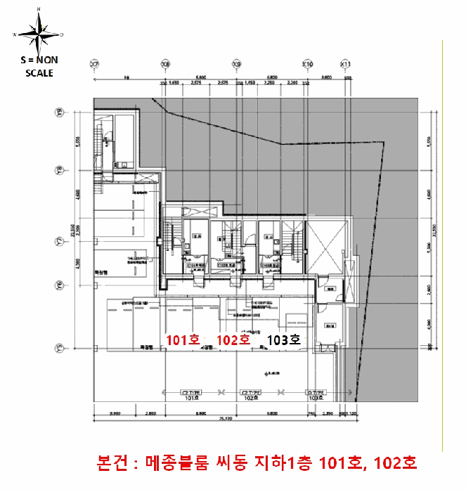 지하1층 배치도