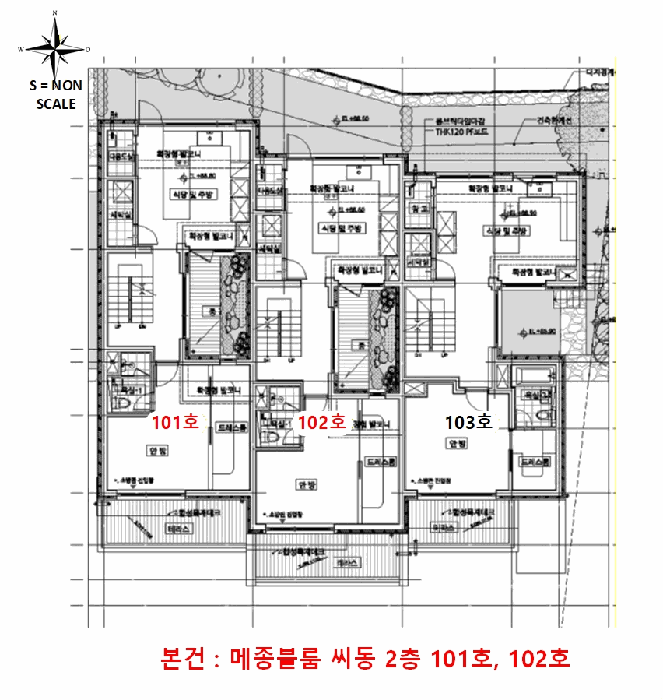 2층 배치도