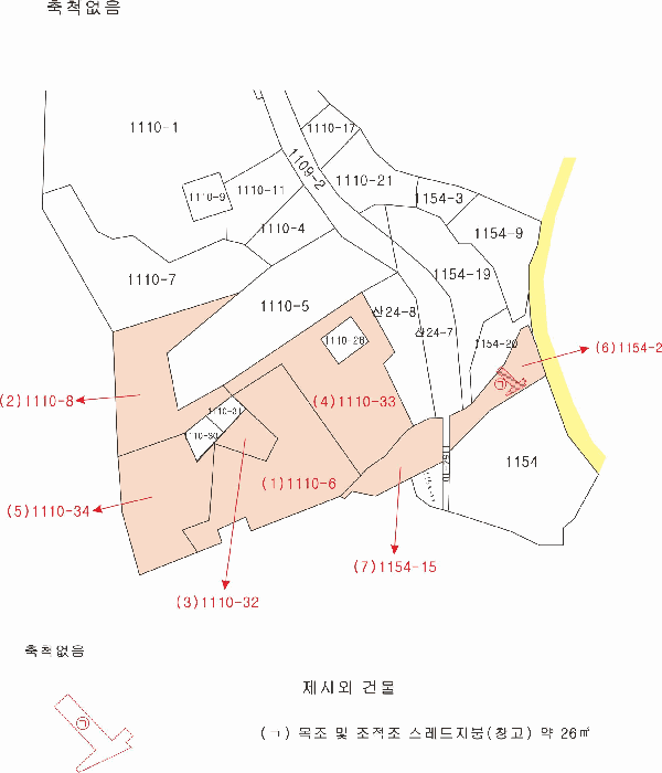 지적 및 건물개황도