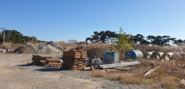 3,4번 부동산 지상 적치물 모습