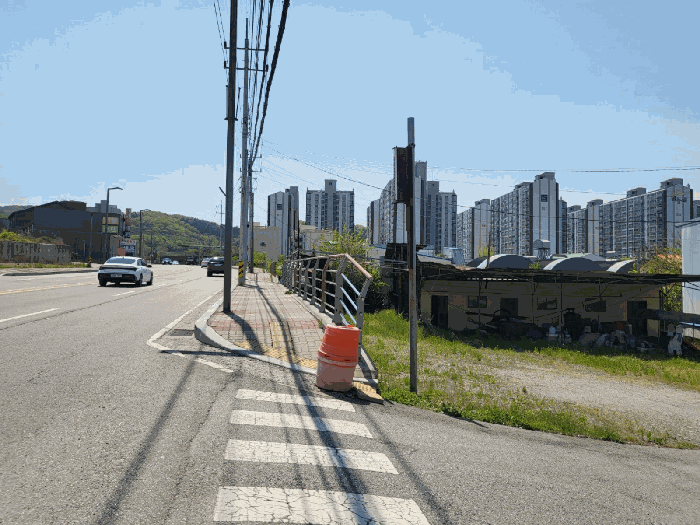 본건(2~5) 인접도로 전경