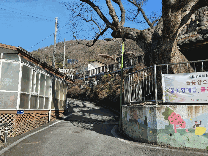 기호10( 현황'도로':진입 시작지점 ) 남서측 근경(近景)