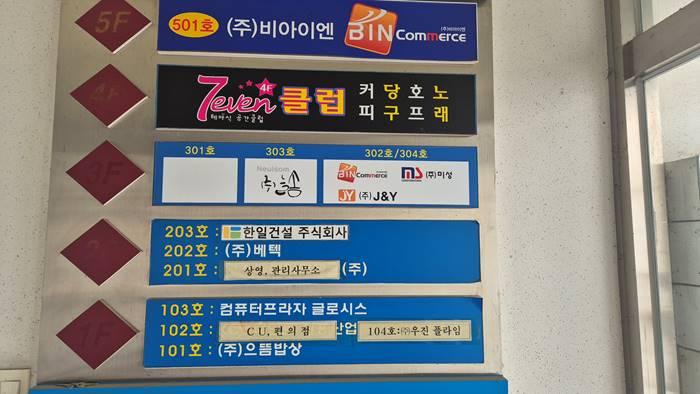 상호간판