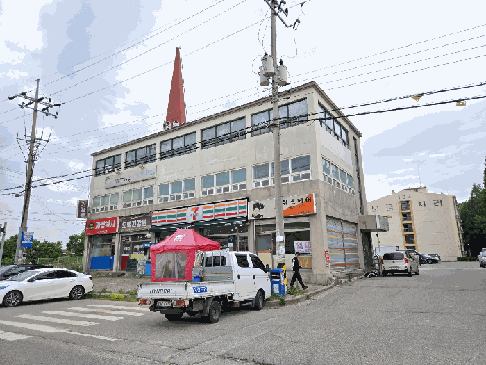 단지 내 상가 -- 북동측 전경