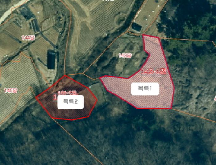 항공사진(충청남도 공간정보포털 제공)