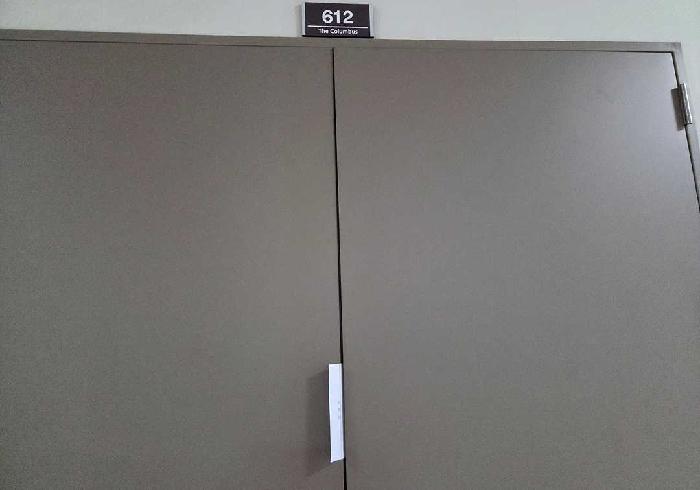 안내문 부착