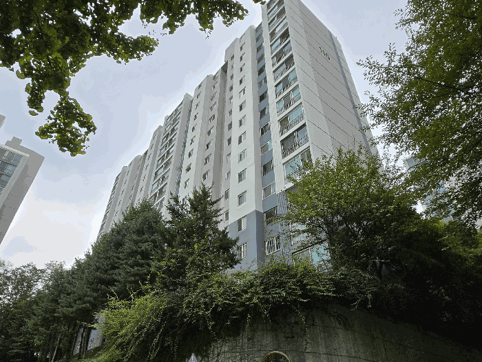 본건이 속한 동( 110동 ) 북서측 전경(前景)