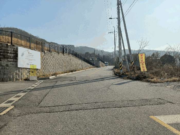 기호(3)도로 (북측에서 촬영)
