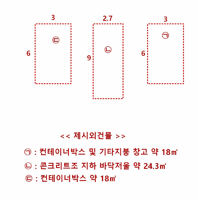 건 물 개 황 도