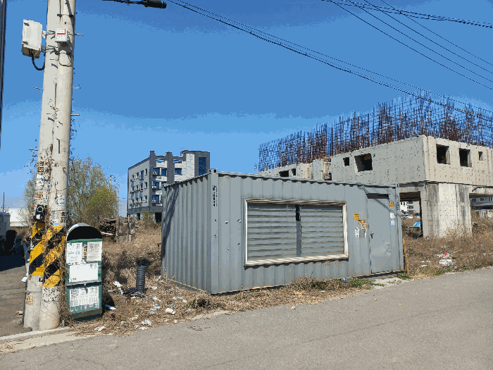 기호(4)토지상의 컨테이너 (평가외/이동가능)