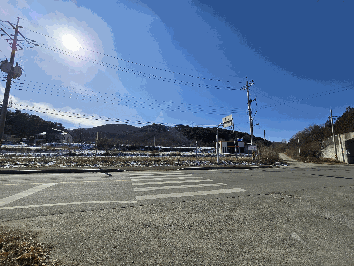 북측에서 바라본 본건 전경