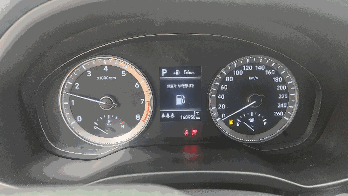 차량계기판(160,958km)