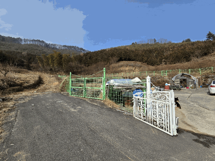 기호(5) 토지 전경(남동측에서 촬영)
