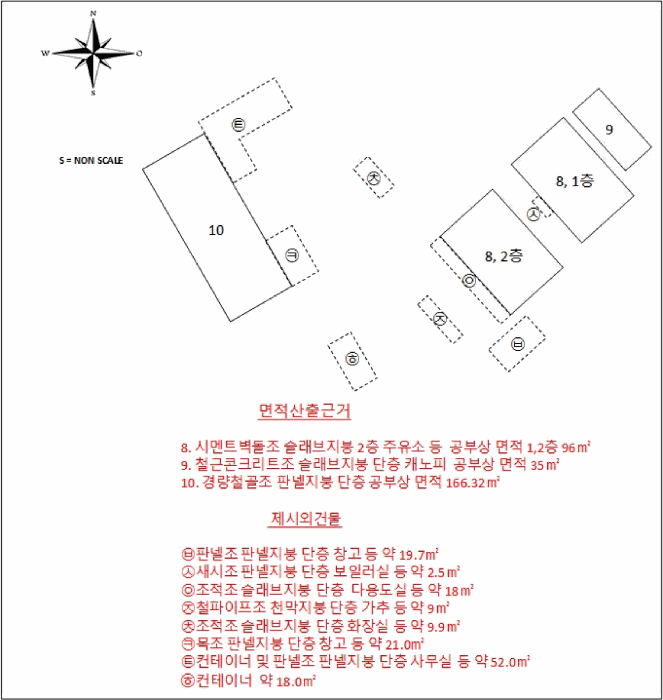 건 물 개 황 도(기호 8~10)