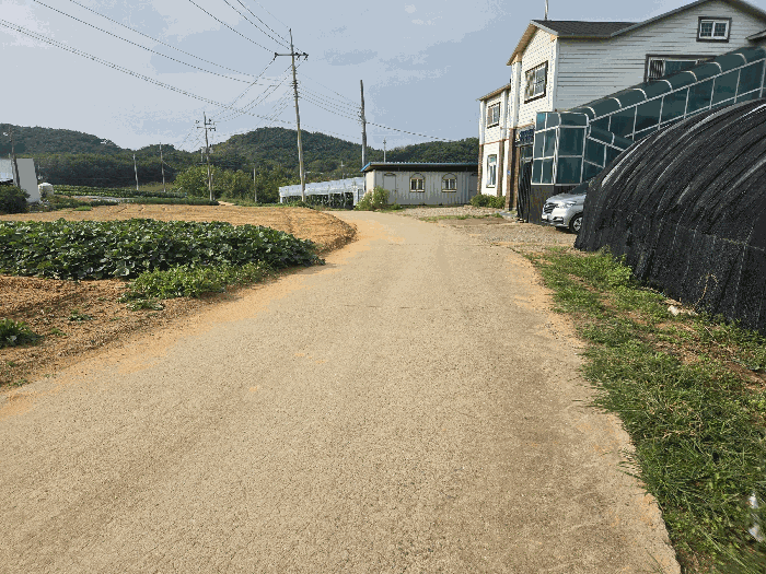 기호1 남측 인접도로 및 현황도로 추정부분