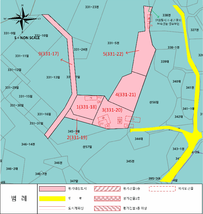 지 적 개 횡 도(기호 1~5, 9)