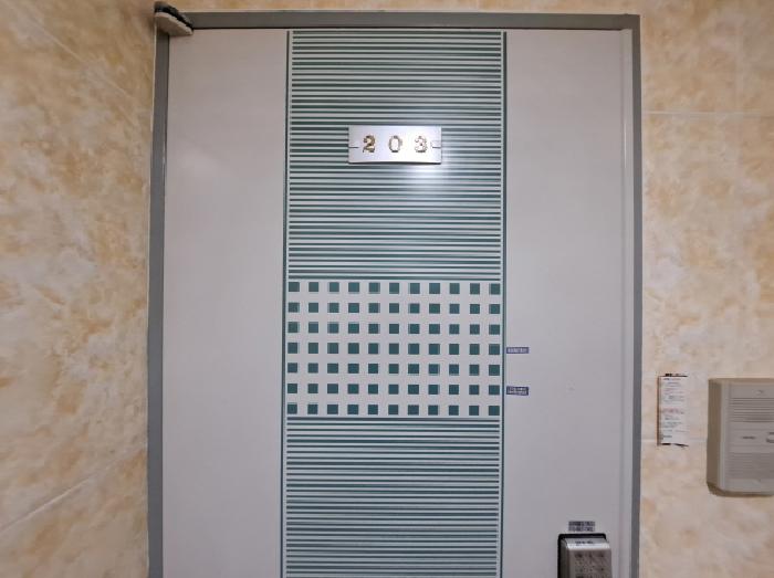 203호 현관문