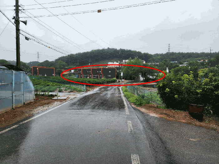 본건 원경(남동측에서 촬영)
