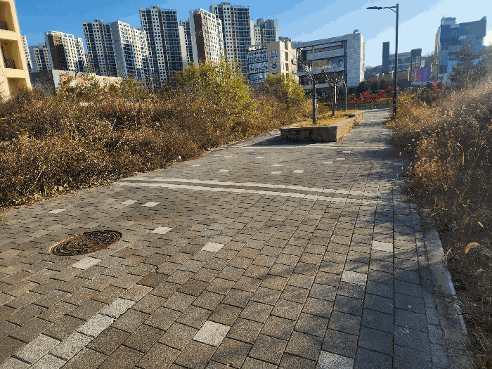 북측 인접 도로(보행자도로) 및 주위환경