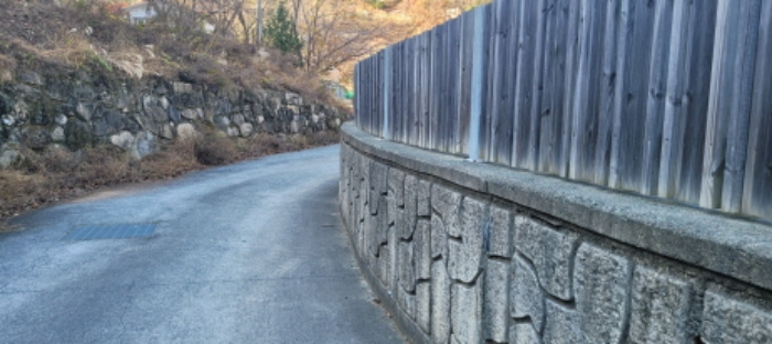 오산리 1177-20 전경 - 도로 일부 포함되어 있음.