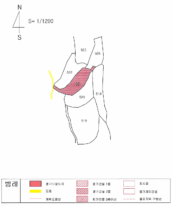 지적 및 건물개황도