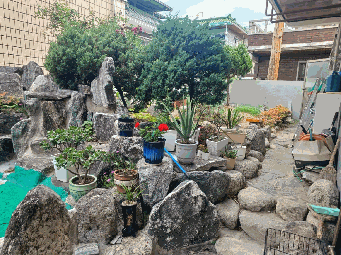 수목 및 조경석 등