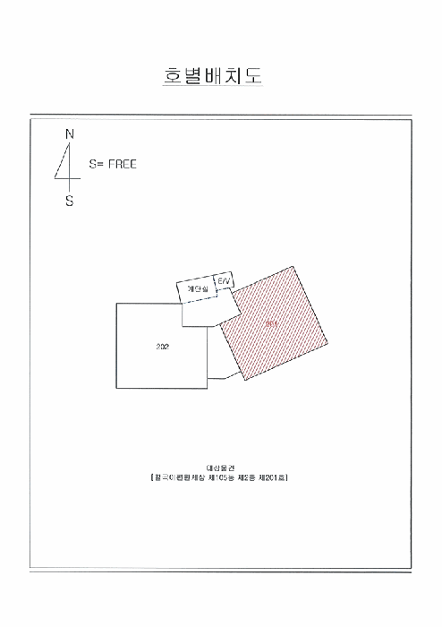 지적 및 건물개황도