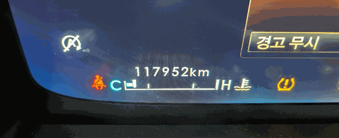 차량 주행거리(117,952km)