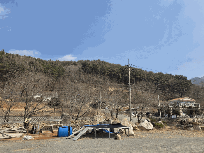 본건 전경(본건 서측인근에서 촬영)
