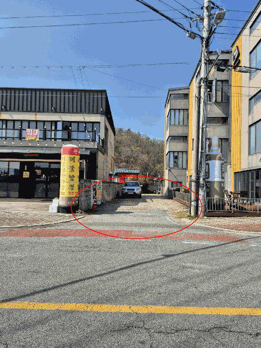 경상북도 경주시 감포읍 오류리 278-6 토지
(북동측에서 본 전경)