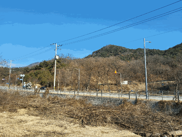 남서측에서 본 기호(1) 임야원경