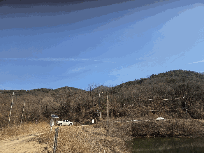 본건 전경(노산저수지쪽에서 촬영)