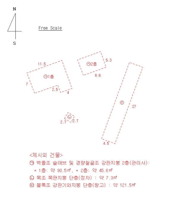 건 물 개 황 도