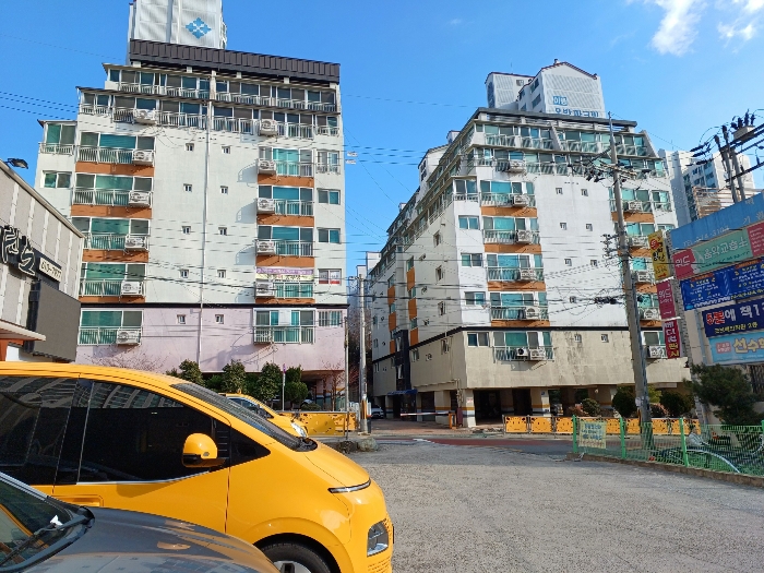 아파트 서측에서촬영