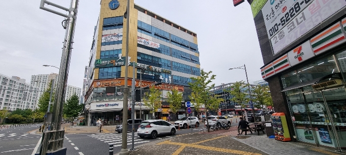본건 전경(본건 남서측 인근에서 촬영)
