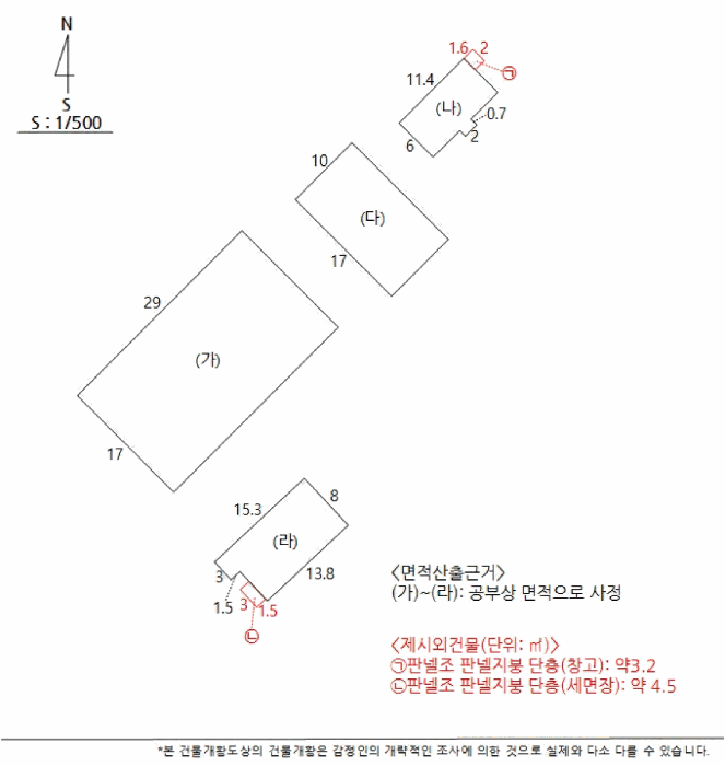 건 물 개 황 도