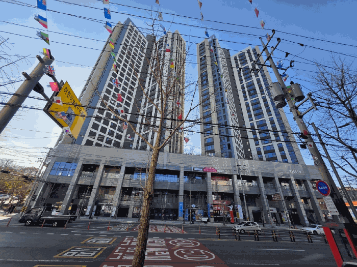 본건 단지(빌리브파크뷰) 외부 전경