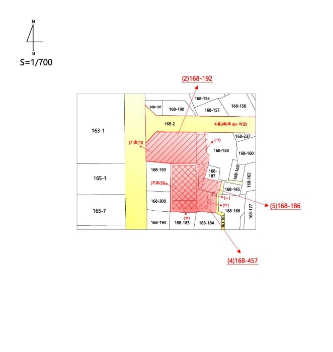 지적 및 건물개황도