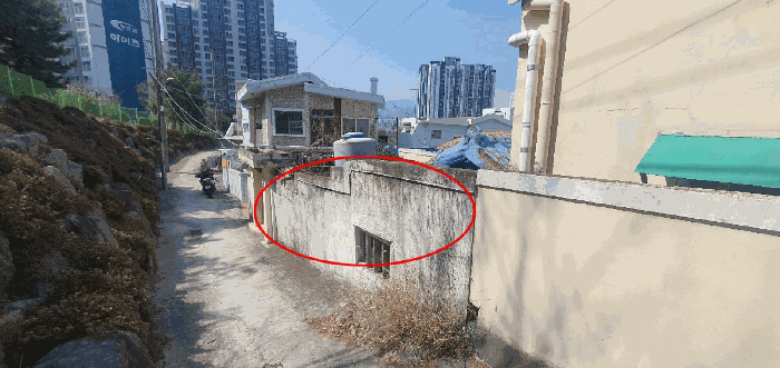 본건 전경(남동측에서 촬영)