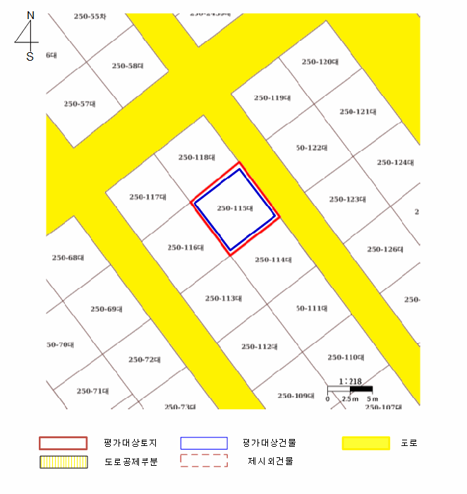 지적 및 건물개황도