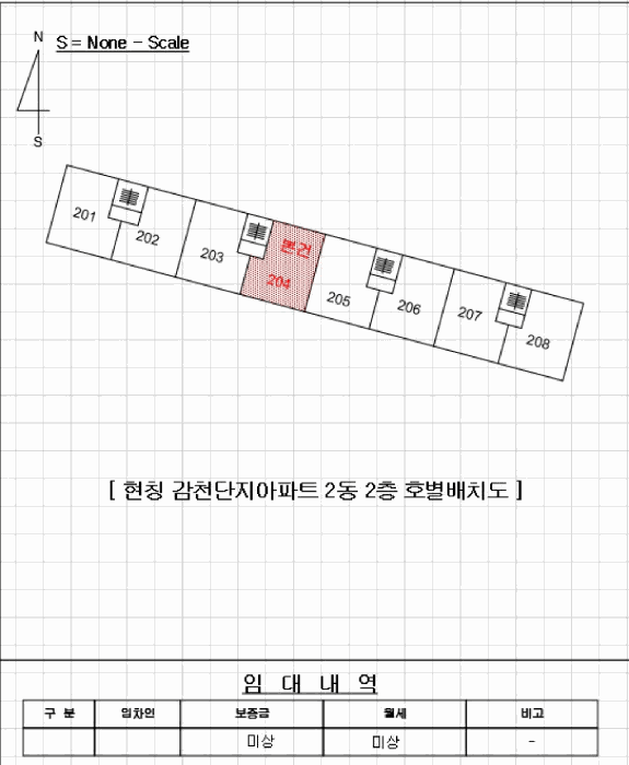 호별배치도